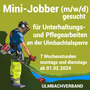Ulmbachverband sucht Minijobber